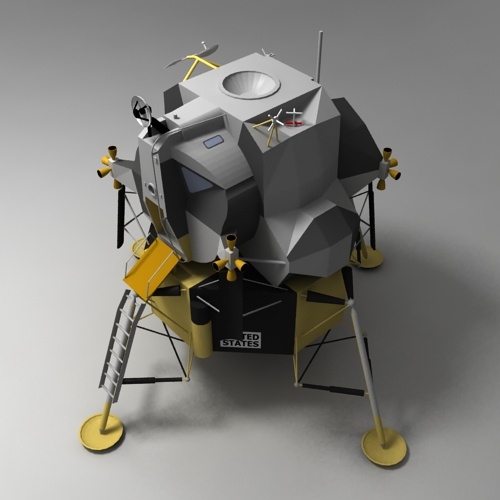 Apollo — Lunar Module — 3DLenta 3D Models Library