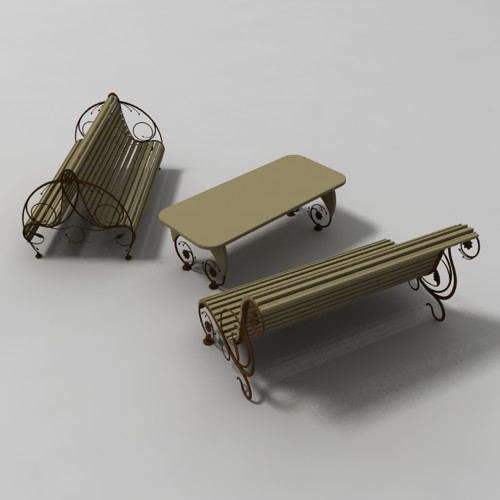 Benches & Table