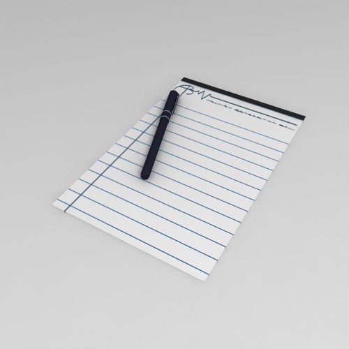 Ручка и бумага