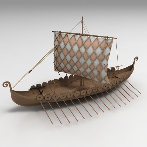 Viking Ship 3dlenta 3d Models Library